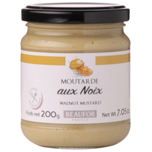 Beaufor Francúzska horčica s vlašskými orechmi (Moutarde aux Noix) 200 g